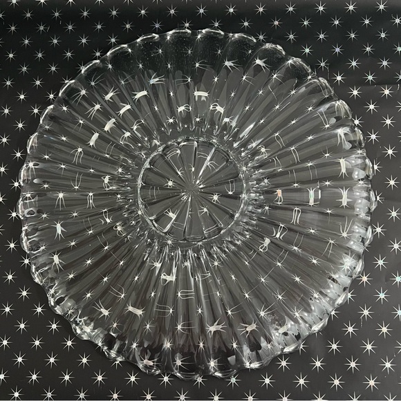 Vintage Heisey Glass Crystolite 13.5” Platter - Picture 4 of 7